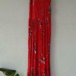 Skylar + Madison Red Floral Jumpsuit Photo 0