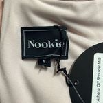 Nookie  Revolve Athena Off Shoulder Midi Dress Blush Knot Front Small NWT Bodycon Photo 7