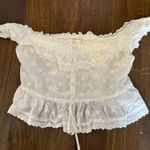 For Love & Lemons  Marlowe Top In White Photo 2