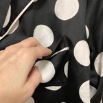 Victoria's Secret Victoria’s Secret Black Polka Dot Button Down Long Sleeve Pajama Top Photo 5