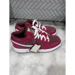 Nike Air Jordan 1 Low GS PB&J Peanut Butter Jelly HF3202-200 5Y Burgundy White Photo 12