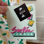 NWT NOS Vintage 80s Surfin Summer Yellow Rose Shorts M L Size L Photo 6