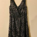 H&M black velvet dress size 6 Photo 1