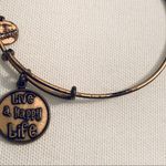 ALEX AND ANI Gold Happy Life Bangle Charm Bracelet Photo 3