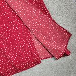 SheIn Curve Womens Skirt 1XL Red White Polka Dot A Line Holiday Christmas Pleats Photo 10