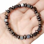 Magnetic Hematite Bracelet Therapy Stretchy Fashion Photo 3