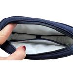 Vera Bradley  Travel Medicine Case Navy Blue Cosmetic‎ Bag Quilted Fabric Photo 2