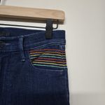 Mother Jeans Women 26 Stretch Bootcut Flared The Smooth Hustler Jeans Rainbow Blue Photo 1