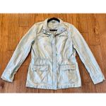 J. Jill light denim zip front jacket size xs Blue Photo 6