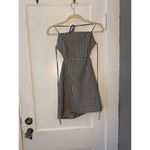 by the way. Revolve Gingham Cut Out Dress Black & White Photo 3