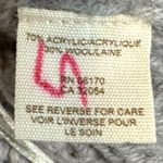 Free People Vintage 90s Wool Sweetheart Chunky Knit Cardigan Sweater Grey Medium Photo 6