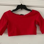 BDG Red Crop Top Photo 0