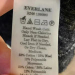 Everlane cami knit long line heather black wool blend Medium Photo 4