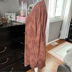 Z Supply  Mineral Wash Oversized Button Front Cardigan in Rust Clay Medium Photo 5