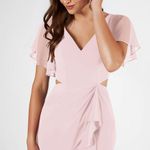 Azazie Blushing Pink Bridesmaids Dress Photo 4