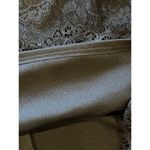 Maggy London Ivory And Black Lace Overlay Cap Sleeve Sheath Peplum Dress Size 6 Photo 8