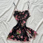Victoria's Secret black floral dress Photo 0