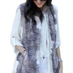 CAbi Aspen Faux Fur Full Zip Vest Photo 0