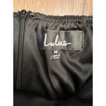 Lulus  Black Maxi Dress M Criss Cross Back Formal Evening Gown‎ Polyester Photo 3