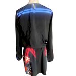 Clover Canyon (NWOT) Black Floral Crane
Print Long Sleeve Mini Dress XS Photo 7