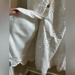 Anthropologie  Maeve White Eyelet Shirt Dress Photo 11