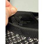 Croft & Barrow  Womens Black White Knit Ballet Flats Comfort Slip On Shoes 6.5 Photo 5