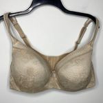 Cacique  modern lace covered lightly lined Balconette bra size 42DD Photo 0
