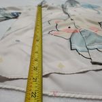 Women’s Kawaii Top Teddy Bear Ruffles Button Shirt Pajama Lounge size Small Photo 5