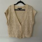 Marc New York Cream Knit Women's Sweater Vest Size XL Photo 3