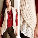 Anthropologie  Knitted and Knotted Lace Knit Sweater Vest Women’s Small Photo 1