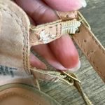 Kenneth Cole  Reaction Strappy  Gold Sandals Women’s Size 9 Double Buckle Photo 4