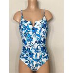 Red Carter New.  floral swimsuit. Large. Retails $168 Photo 2