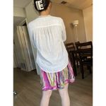 Nanette Lepore  Women’s 100% Silk Color Casual Shorts High Rise Zipback Size 6 Photo 1