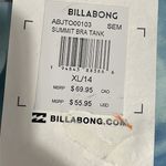 Billabong Summit Bra Tank Sz XL/14. Photo 6