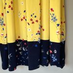 Charter Club  Yellow / Navy Blue Floral Halter Tank Top Size 1X Photo 8