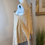 Moon River ANTHROPOLOGIE LINEN BLEND SLEEVELESS ASYMMETRICAL TOP M Photo 5