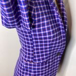 J.Crew Regent Blazer in Mott Plaid Royal Petunia 0 Photo 5