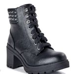 NWT Studded Moto Boots Black Size 6 Photo 1