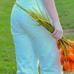 ZARA White Straight Leg Jeans Photo 2