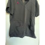 Scrubstar Black Scrub Top Woman’s Size Medium Photo 1