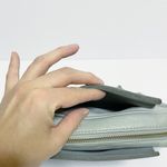 & Other Stories & Other Stories Blue Leather Makeup Bag Photo 7