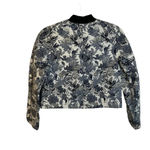ZARA  Floral Embroidered Zip Front Jacket Photo 1