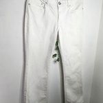 7 For All Mankind White Jeans with Embroidered Back Pockets Photo 0