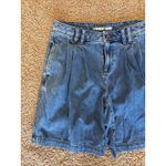 Lands' End  Light/Medium Wash Lot Bundle 3 Pleated Jean Shorts Womens 8 10 Petites Photo 14