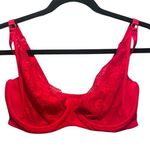 Adore Me Women’s Red Lace Sling Cup Bra Size 38DD Photo 0