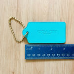 Coach Keychain  Limited Edition Bag Charm Logo Gold Chain Hawaii Stamp Large Size Photo 4