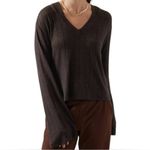 Athleta Harmony Hoodie Lightweight Sweatshirt Mahogany Heather Size Medium Photo 10