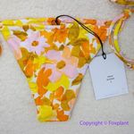 Aila Blue NEW Free People Palm Bikini Bottoms, size S Photo 12