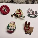 Lot Of 5 Christmas Holiday Vintage Photo 0