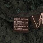 Vintage Green Lace Skater Dress Keyhole Long Photo 12